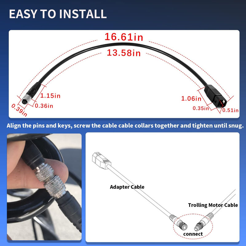 สายอะแดปเตอร์โซนาร์ทรานสดิวเซอ - Fish Finder Cable บทวิจารณ์และราคา