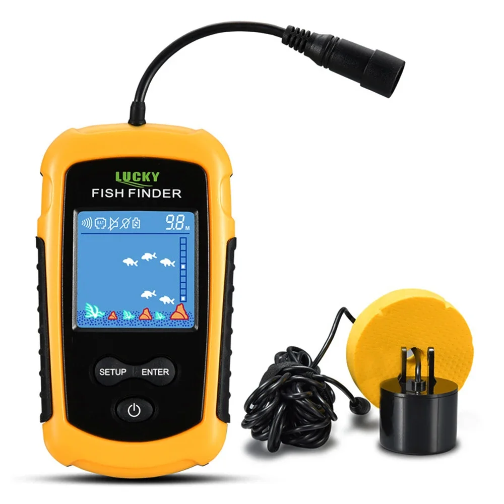 Lucky หน้าจอสี LCD แบบพกพา Fis - Fish Finder Cable บทวิจารณ์และราคา